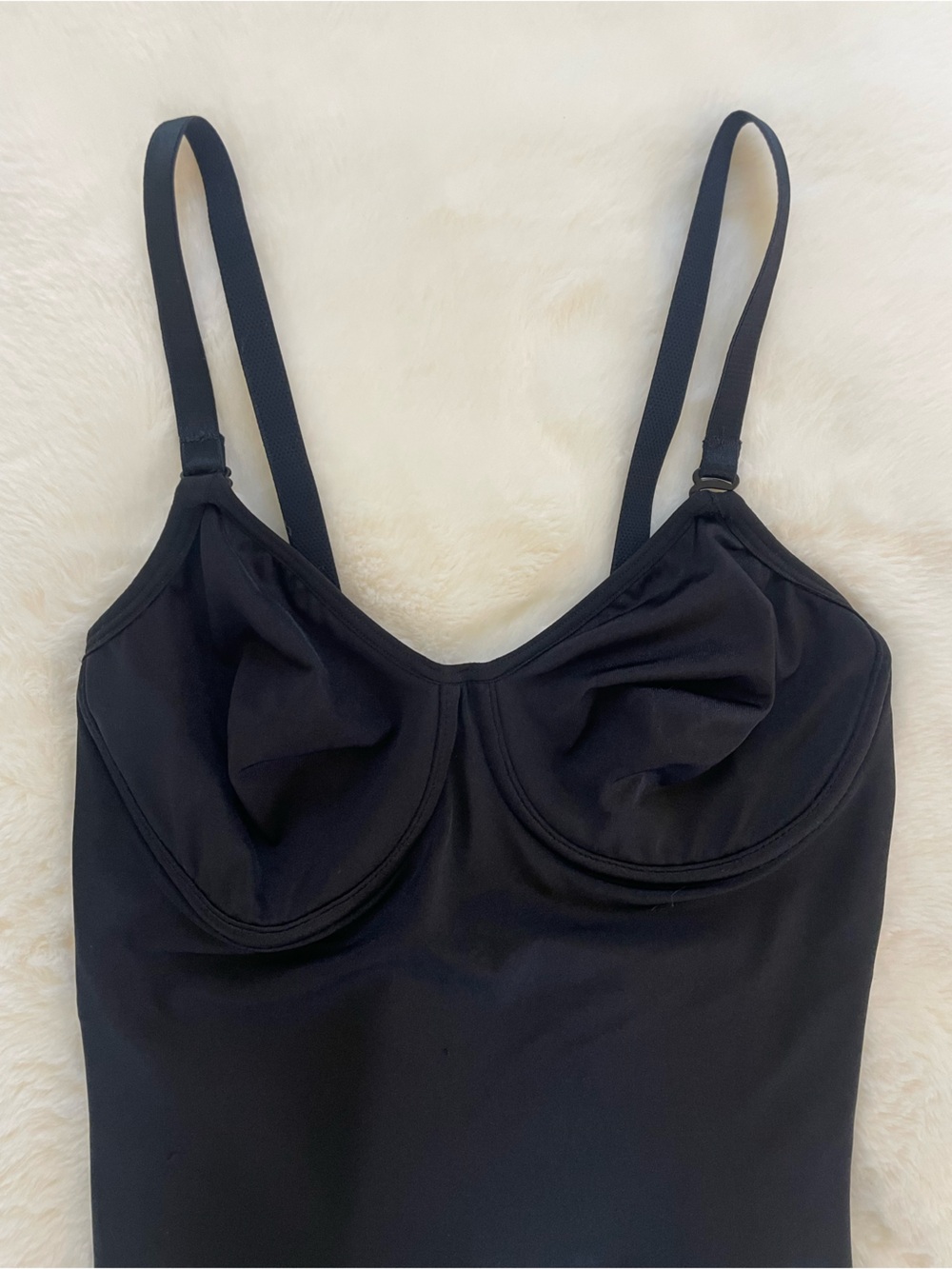 Nancy Ganz Black Sculpting Shapewear Adjustable Straps Sexy Slimming Comfortable - Picture 2 of 16